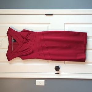 Red cocktail dress